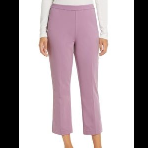 NEW Halogen Purple Herb Kick Flare Knit Crop Pants